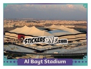 Figurina Al Bayt Stadium outdoor - FIFA World Cup Qatar 2022. US Edition - Panini