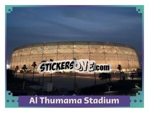 Figurina Al Thumama Stadium - FIFA World Cup Qatar 2022. US Edition - Panini
