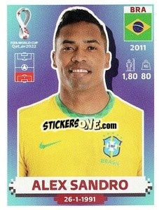 Sticker Alex Sandro - FIFA World Cup Qatar 2022. US Edition - Panini