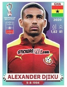 Figurina Alexander Djiku - FIFA World Cup Qatar 2022. US Edition - Panini