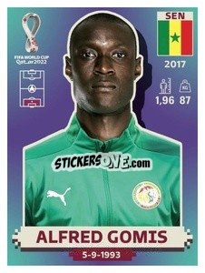 Sticker Alfred Gomis - FIFA World Cup Qatar 2022. US Edition - Panini