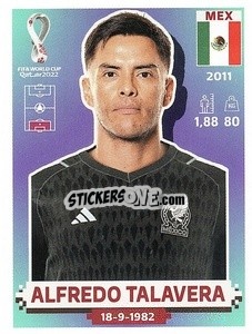 Figurina Alfredo Talavera - FIFA World Cup Qatar 2022. US Edition - Panini