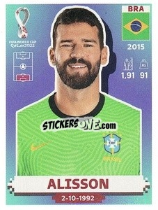 Sticker Alisson - FIFA World Cup Qatar 2022. US Edition - Panini
