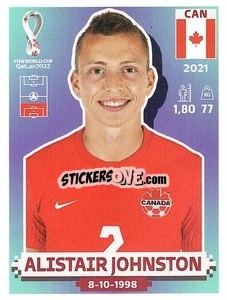 Sticker Alistair Johnston - FIFA World Cup Qatar 2022. US Edition - Panini