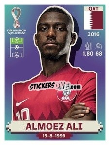 Cromo Almoez Ali - FIFA World Cup Qatar 2022. US Edition - Panini