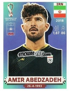 Cromo Amir Abedzadeh - FIFA World Cup Qatar 2022. US Edition - Panini