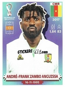 Sticker André-Frank Zambo Anguissa - FIFA World Cup Qatar 2022. US Edition - Panini