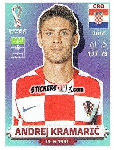 Sticker Andrej Kramarić - FIFA World Cup Qatar 2022. US Edition - Panini