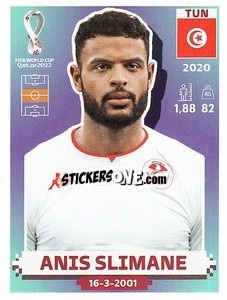 Sticker Anis Slimane - FIFA World Cup Qatar 2022. US Edition - Panini