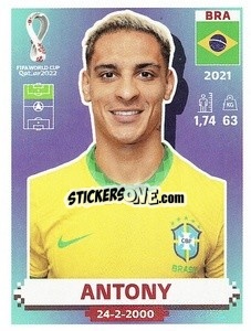 Sticker Antony - FIFA World Cup Qatar 2022. US Edition - Panini