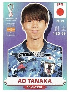 Cromo Ao Tanaka - FIFA World Cup Qatar 2022. US Edition - Panini