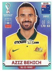 Cromo Aziz Behich - FIFA World Cup Qatar 2022. US Edition - Panini