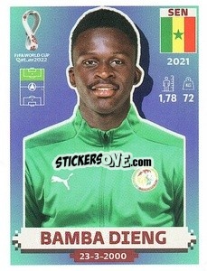 Figurina Bamba Dieng - FIFA World Cup Qatar 2022. US Edition - Panini