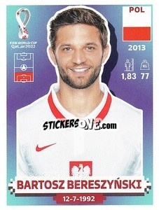 Sticker Bartosz Bereszyński - FIFA World Cup Qatar 2022. US Edition - Panini