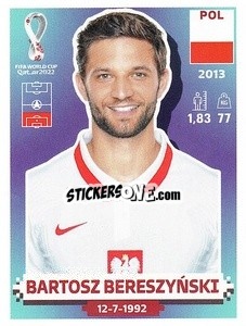 Cromo Bartosz Bereszyński - FIFA World Cup Qatar 2022. US Edition - Panini