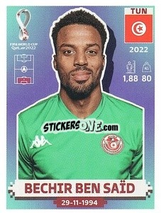 Figurina Bechir Ben Saïd - FIFA World Cup Qatar 2022. US Edition - Panini