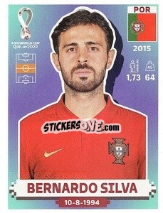 Sticker Bernardo Silva - FIFA World Cup Qatar 2022. US Edition - Panini