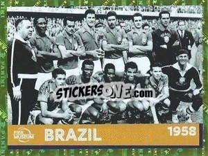 Sticker Brazil 1958 - FIFA World Cup Qatar 2022. US Edition - Panini