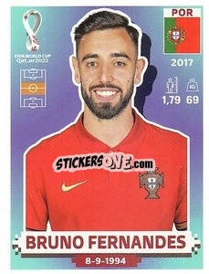 Sticker Bruno Fernandes - FIFA World Cup Qatar 2022. US Edition - Panini