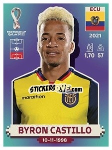 Sticker Byron Castillo - FIFA World Cup Qatar 2022. US Edition - Panini