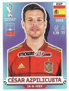 Cromo César Azpilicueta - FIFA World Cup Qatar 2022. US Edition - Panini