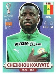 Sticker Cheikhou Kouyaté - FIFA World Cup Qatar 2022. US Edition - Panini