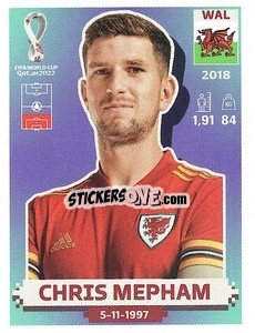 Sticker Chris Mepham - FIFA World Cup Qatar 2022. US Edition - Panini
