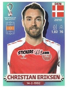 Sticker Christian Eriksen - FIFA World Cup Qatar 2022. US Edition - Panini