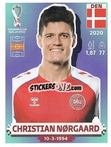 Figurina Christian Nørgaard - FIFA World Cup Qatar 2022. US Edition - Panini