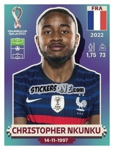 Sticker Christopher Nkunku - FIFA World Cup Qatar 2022. US Edition - Panini
