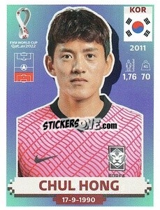 Sticker Chul Hong - FIFA World Cup Qatar 2022. US Edition - Panini