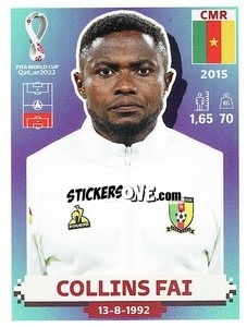 Sticker Collins Fai - FIFA World Cup Qatar 2022. US Edition - Panini