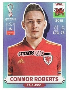 Sticker Connor Roberts - FIFA World Cup Qatar 2022. US Edition - Panini