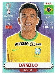 Sticker Danilo - FIFA World Cup Qatar 2022. US Edition - Panini