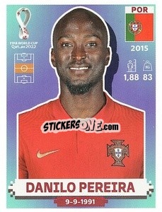 Sticker Danilo Pereira - FIFA World Cup Qatar 2022. US Edition - Panini
