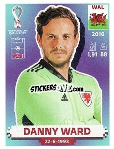 Sticker Danny Ward - FIFA World Cup Qatar 2022. US Edition - Panini