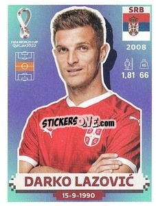 Sticker Darko Lazović - FIFA World Cup Qatar 2022. US Edition - Panini