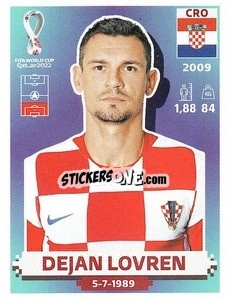 Figurina Dejan Lovren - FIFA World Cup Qatar 2022. US Edition - Panini