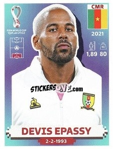 Sticker Devis Epassy - FIFA World Cup Qatar 2022. US Edition - Panini