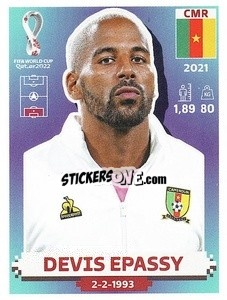 Figurina Devis Epassy - FIFA World Cup Qatar 2022. US Edition - Panini