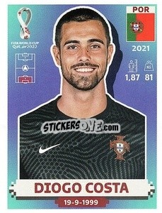 Sticker Diogo Costa - FIFA World Cup Qatar 2022. US Edition - Panini