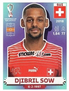 Cromo Djibril Sow - FIFA World Cup Qatar 2022. US Edition - Panini