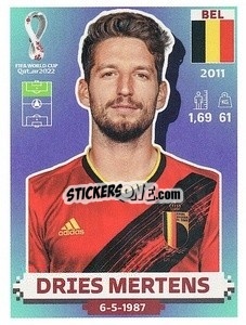 Sticker Dries Mertens - FIFA World Cup Qatar 2022. US Edition - Panini