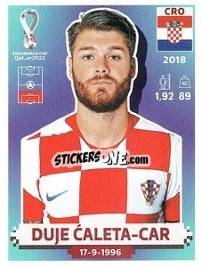 Sticker Duje Ćaleta-Car - FIFA World Cup Qatar 2022. US Edition - Panini