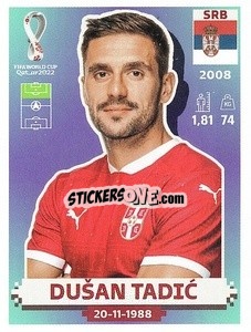 Figurina Dušan Tadić - FIFA World Cup Qatar 2022. US Edition - Panini