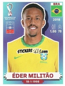 Figurina Éder Militão - FIFA World Cup Qatar 2022. US Edition - Panini