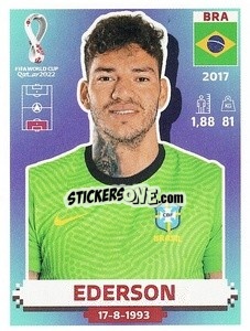 Figurina Ederson - FIFA World Cup Qatar 2022. US Edition - Panini