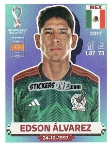 Figurina Edson Álvarez - FIFA World Cup Qatar 2022. US Edition - Panini