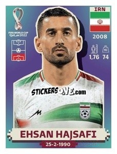 Sticker Ehsan Hajsafi - FIFA World Cup Qatar 2022. US Edition - Panini