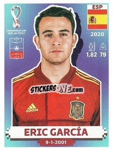 Sticker Eric García - FIFA World Cup Qatar 2022. US Edition - Panini